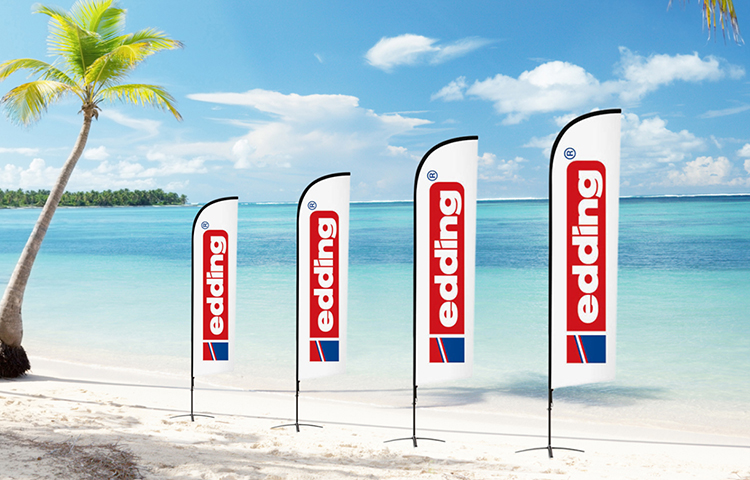 Knife-shaped Beach Flags: The Ideal Choice for Boosting Brand Visibility