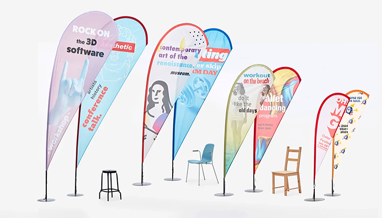 Water Drop Beach Flags: Innovative Application of Digital Textile Printing and Market Prospects