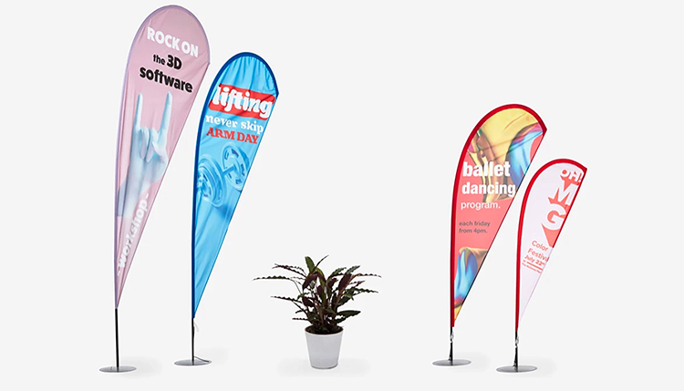 Water Drop Beach Flags: Innovative Application of Digital Textile Printing and Market Prospects